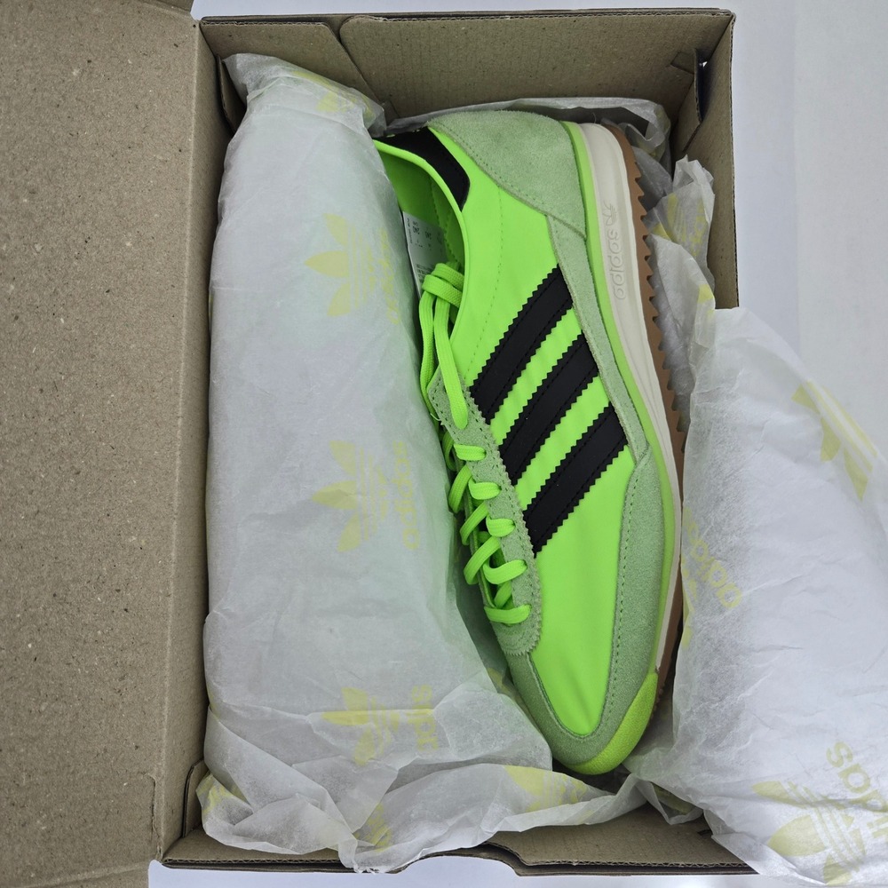 Adidas SL 72 OG W Semi Lucid Green Black Gum JQ8307 Womens 7.5 NWT Retro - Picture 5 of 16